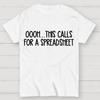 Oooh This Calls For A Spreadsheet Cotton Summer Casual Cool Loose T-Shirt