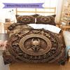 HelmofMordor Pattern Bedding Quilt Set Quilt Cover Pillowcase Home Decoration Birthday Gift (1 * duvet cover + 2 * pillowcase, without core)