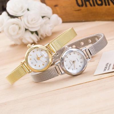 Polshorloge horloge heren dames mode Dameshorloge Roestvrijstalen horloge cadeaus Mesh Band horloge Handgemaakt