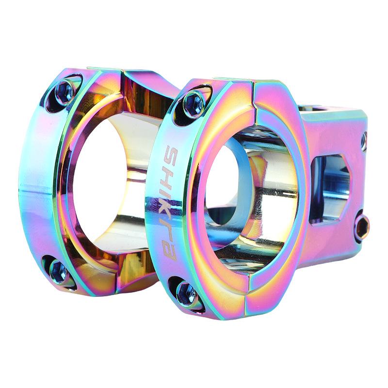 SHIKRA Aluminum Alloy MTB CNC 0° Off-Road Downhill Short Stem 31.8x35mm