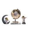 Astronaut Boy Globe Ornament: Luxurious Birthday Gift & Decorative Piece for Living Room or Wine Cabinet.