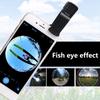 3 In 1 Wide Angle Macro Fish Eye Lens Mobile Phone Camera Lens Universal Camera Lens for Most Phone Portable Clip Lens