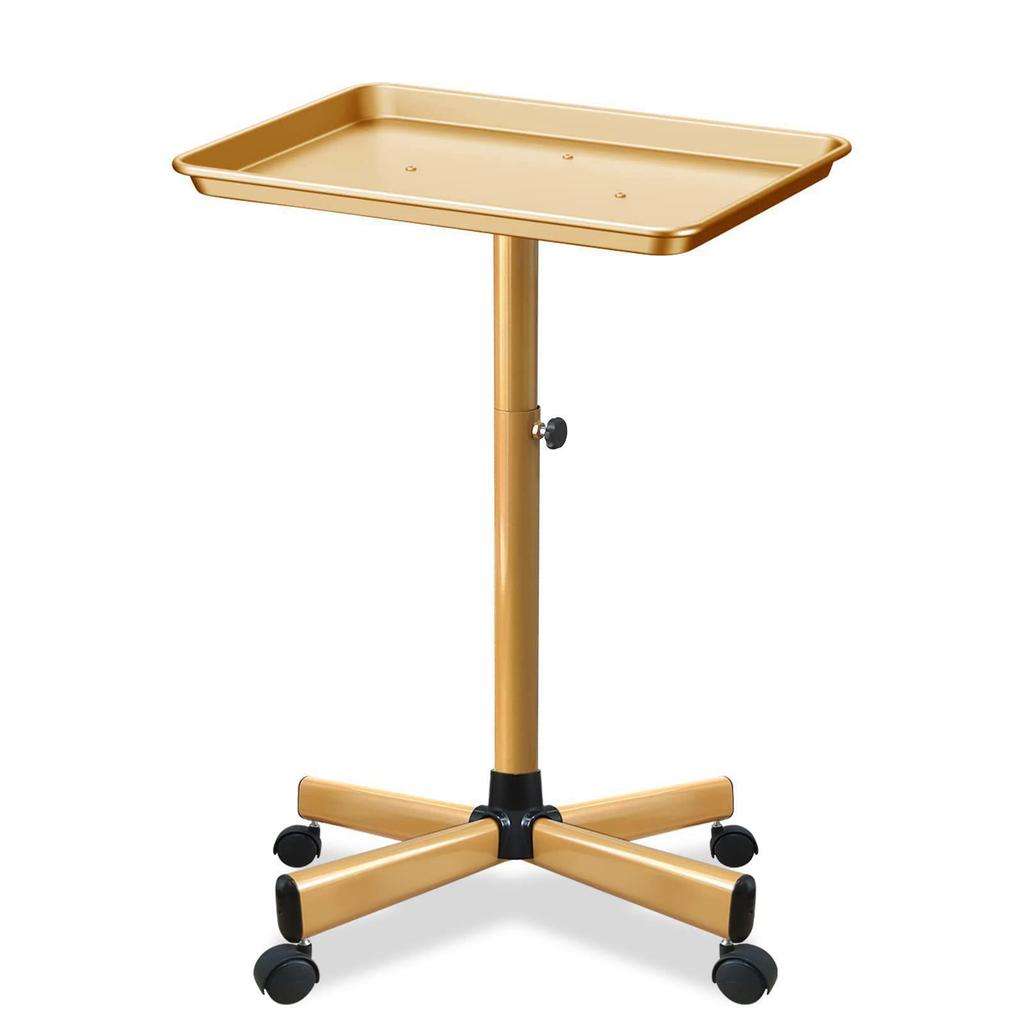 Salon Rolling Tray Cart with Wheels Trolley for Hairstylist Beauty SPA