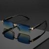 1 pc classic frameless fashion sunglasses, unisex design with multiple color options – a versatile essential for your wardrobe