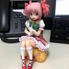 14CM Anime Puella Magi Madoka Magica Kaname Madoka Character Models Figurines Desk Ornaments Siting Toys Collection Otaku Gifts