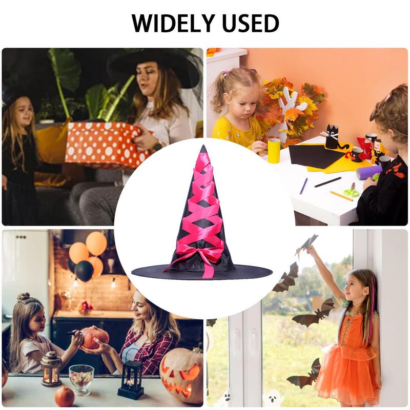 Toddler Witch Costume Witch Accessories For Spooky Halloween Wizard Cosplay Witch Hat Broom For Teen Girls For Role-Play Costume