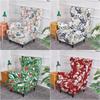 2pcs/set Wing Chair Cover High Back Armchair Covers Non-Slip Sofa Slipcovers with Seat Cushion Cover for Living Room Bedroom