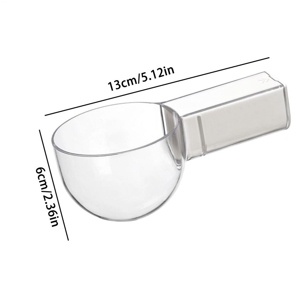 Measuring Spoons Transparent Rice Measurement Tool  Plastic Measuring Cup Kitchen Accessory Multifunctional Measuring Spoons белый