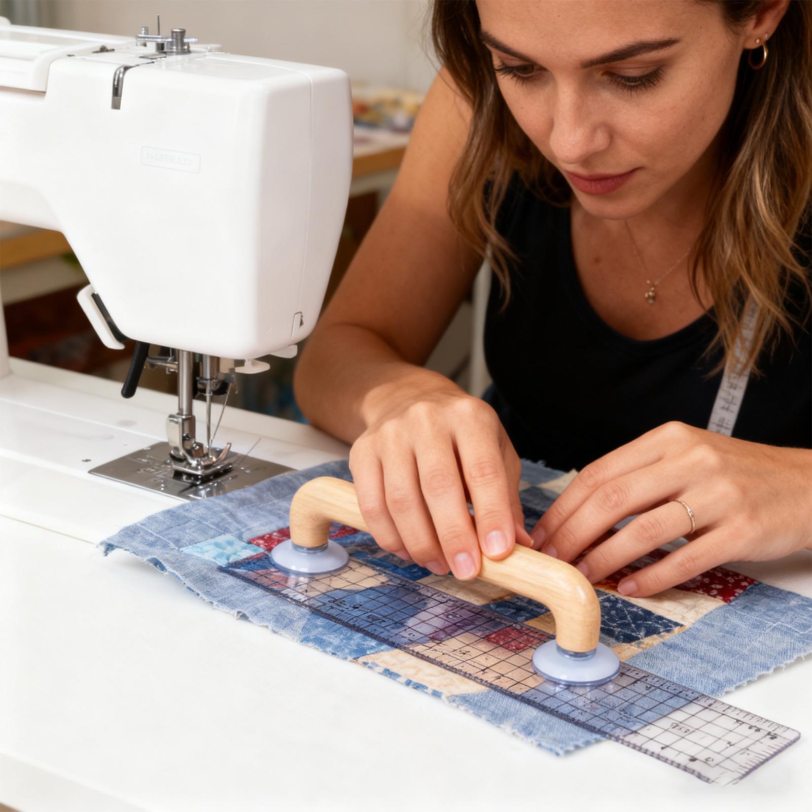 

Grip For Quilting Rulers 2 Pieces Suction Cup Comfortable Holder Quilting Ruler Handle Grip For Cutting Knitting Thread Room China Mainland