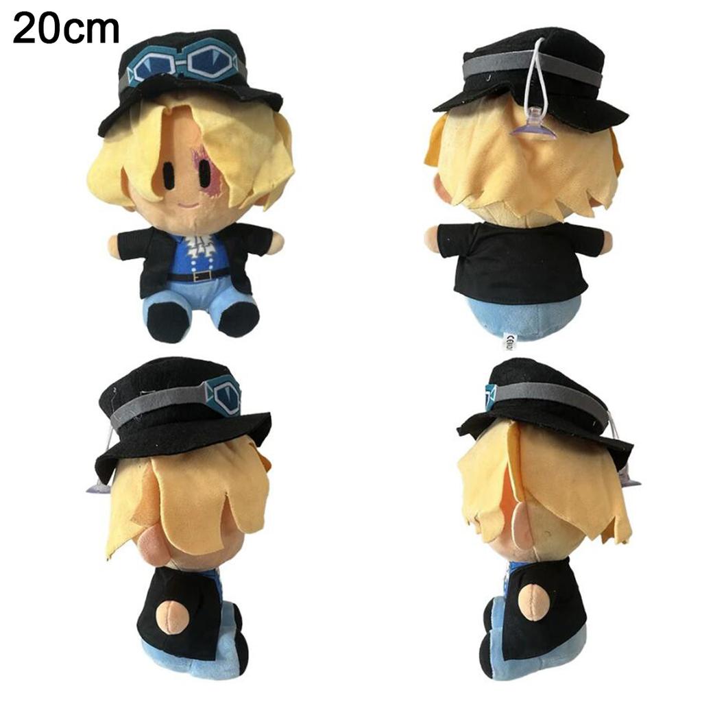 One Piece Plush Toy Japanese Anime Luffy Zoro Ace Sabo Character Pendant Doll Padding Classic Cute Beautiful Gift For Kid Toy