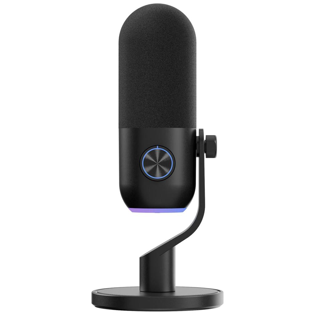 Streamplify MIC Mini, MIC-MINI-48-RGB-ST-BK, a unidirectional condenser microphone