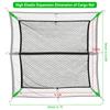 Cargo Net for Pickup Truck Bed Travel Luggage Net Mesh with  8 Metal Carabiners Stretches to 7.0' x 6.5' Truck Bed Accessories