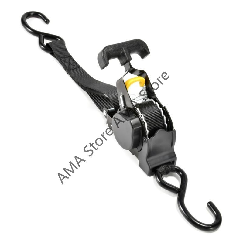 Auto Straps For Cargo Tape Retractable Belts For Load Luggage Strap Ratchet Tensioner Belt For Motorcycles Ratchet Strap For Car