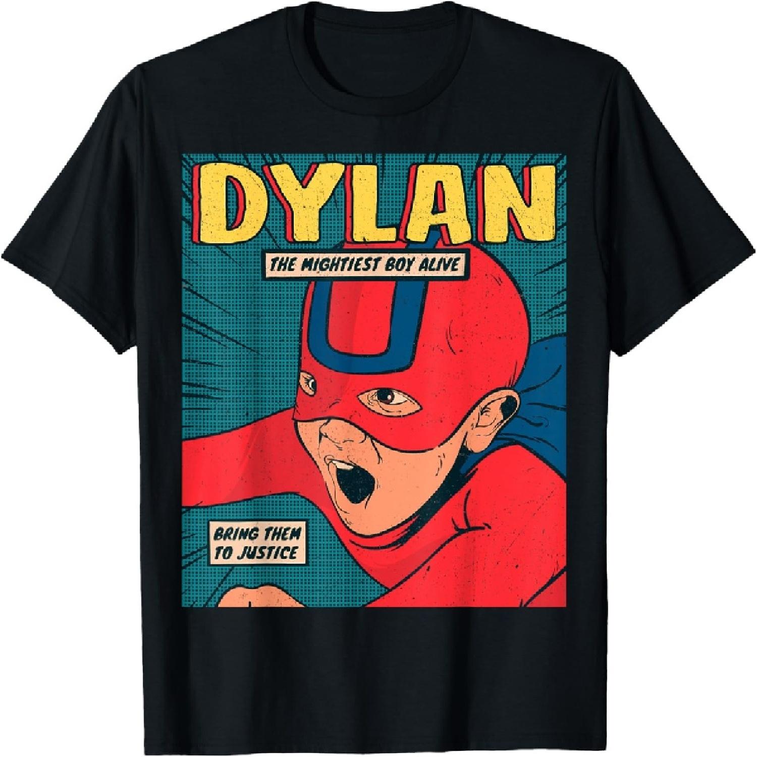 

Dylan the Superhero I Birthday Name Gift T-Shirt T-Shirt XXXXXL чёрный