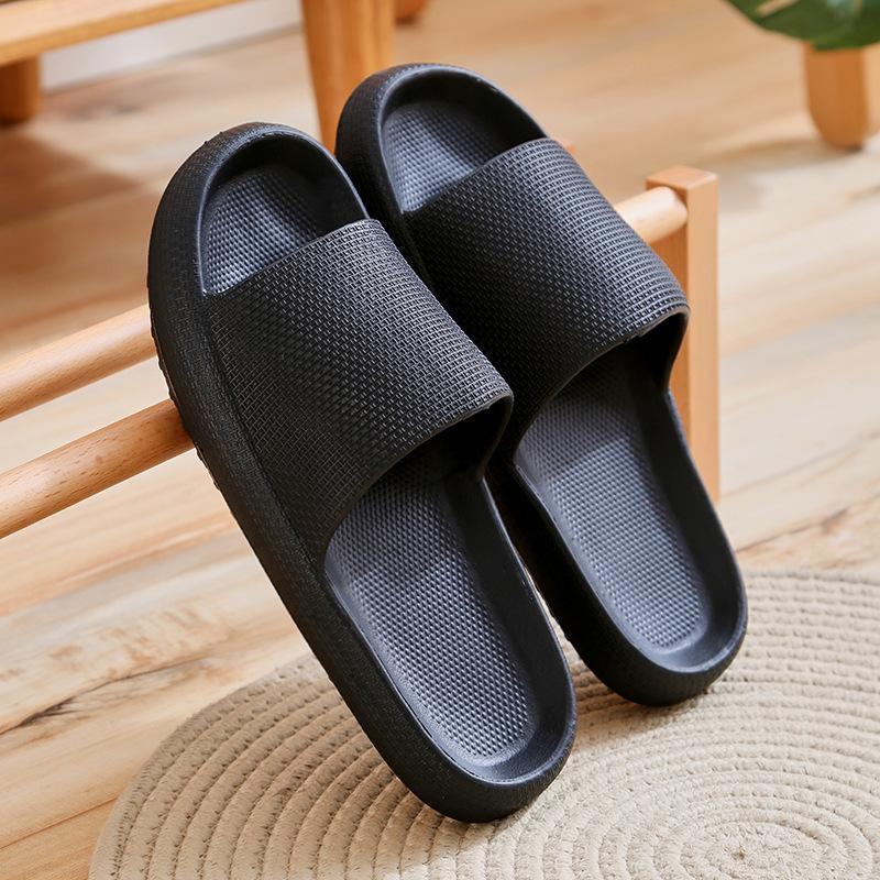 Slippers women's wear non-slip bathroom bath couple thick bottom home men's sandals home summer