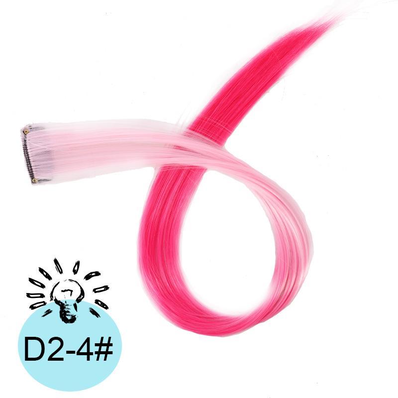 

Одна карта градиент висячие ушки краска трехцветный накладной парик BB клипса цветной парик женский синтетический парик для использования на музыкальном фестивале Хэллоуин вечеринка