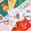 24PCS/Pack Creative Festival Favors Party Supplies Xmas Patterns With Envelope Mini Greeting Cards Merry Christmas Postcard