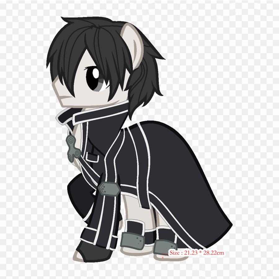 Sword Art Online Menu Kirito Sinon Iron On Patches For Clothing Applique Stickers On Clothes Heat-Sensitive Custom Patch