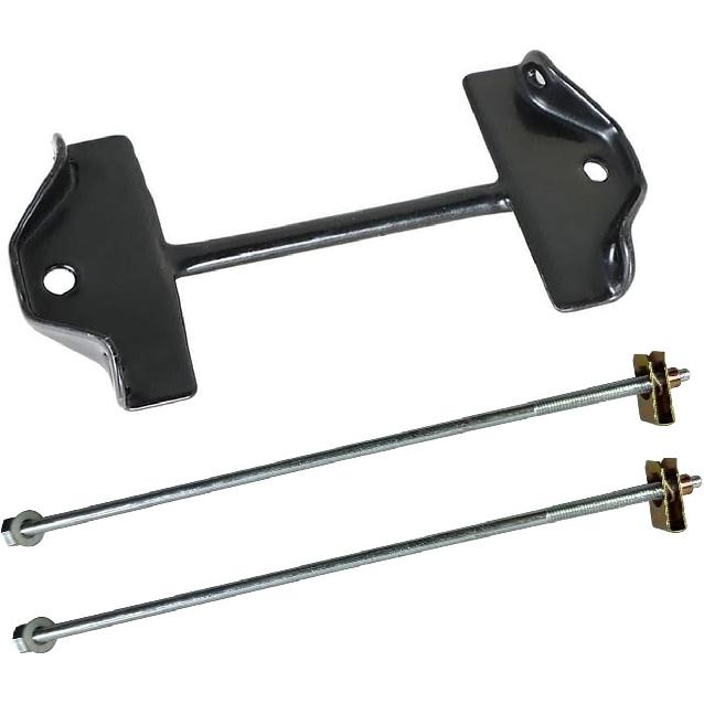 Pair Battery Strap Hold Down Kit for 1997-2002 Dodge Ram 1500 2500 3500, Battery Hold Down Bracket with Bolt and Nut 55275220 55235142