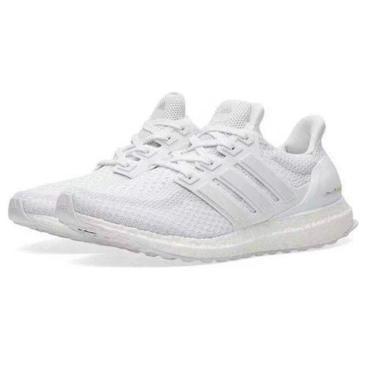 adidas UltraBoost 2.0 J Triple White Womens BA9274