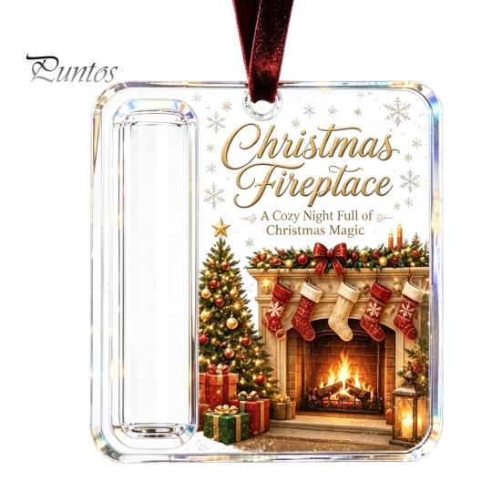 Transparent Acrylic Holiday Pendant Christmas Cash Gift Ornament, Clear Money Holder, Xmas Holder Ornament Tree Hanging Decoration, Funny Ways To for