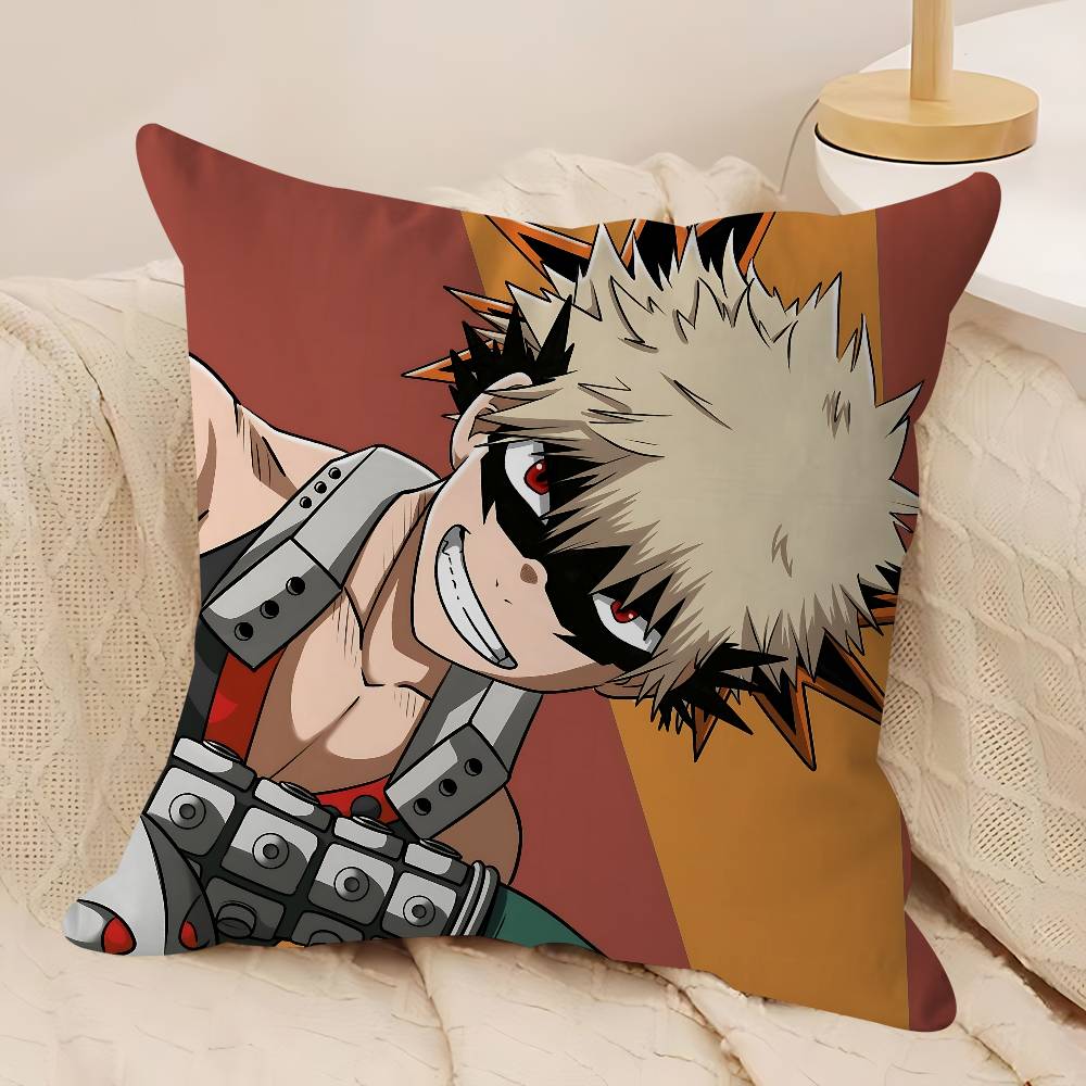 My Hero A-Academia Office Cushion Pillowcase Car Cushion Cover45X45CM Lumbar Pillowcase Sofa Pillowcover