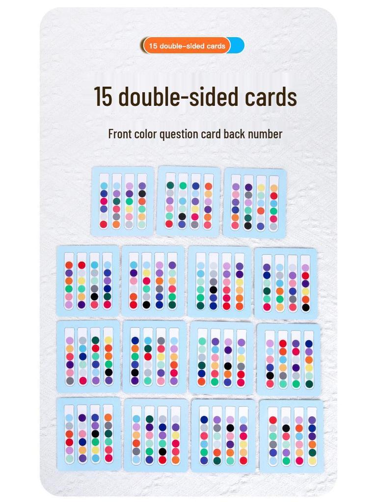 Children's Cognitive Gradient Matching Bead Set: Enhance Hand-Eye Coordination and Parent-Child Interaction!