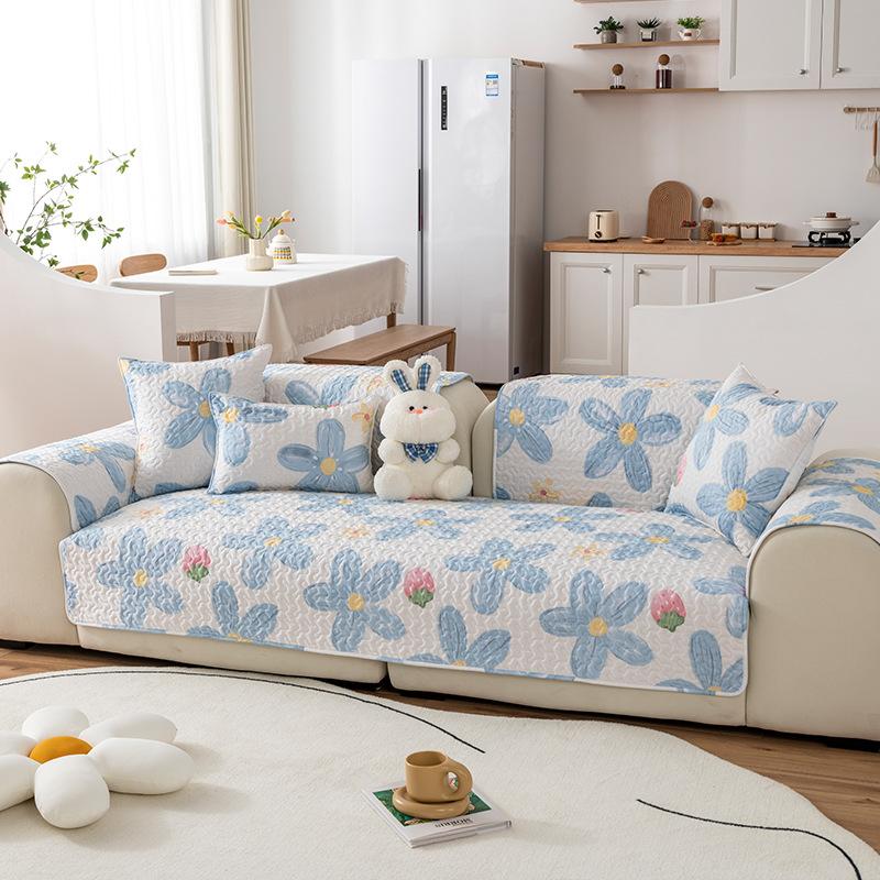 Einfachheit Universal Alle Jahreszeiten Sofa Handtuch Baumwollstoff Kunst Jacquard Sofa Kissen Dekorieren Möbel Sofaüberwurf Rückenlehnenbezug