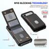 For iPhone Air Magnetic Case Detachable Card Slot Kickstand Leather + TPU Phone Cover