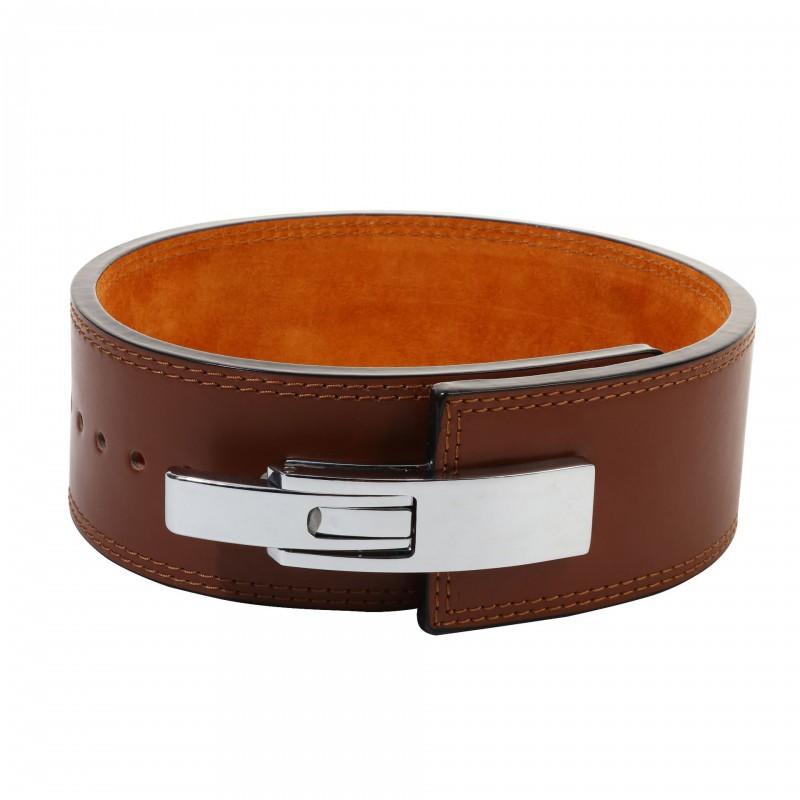 Weightlifting Training Sports Belt Cowhide Fitness Hard-drawn Squats Protective Gear Men Women brown