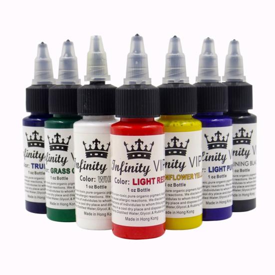 Tattoo Eyebrow Ink Durable DIY Colorful Water Based Tattoo Pigment for Makeup