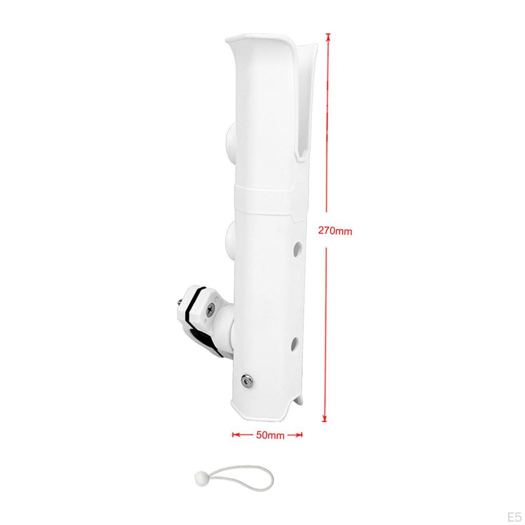 Fishing Rod Holder Adjustable Convenient Side Mount Multipurpose Tube Rack Pole