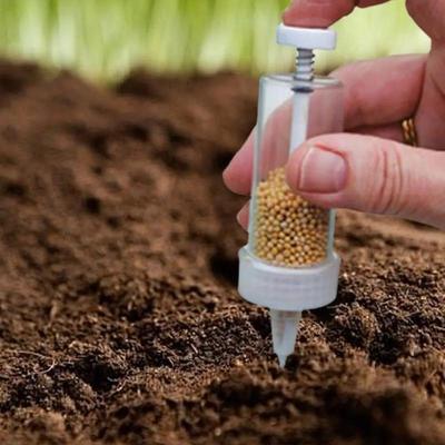 Handheld Seed Dispenser, Mini Manual Seeder Tool For Garden Planting, Flower Pot & Garden Bed Essential Gardening Supplies