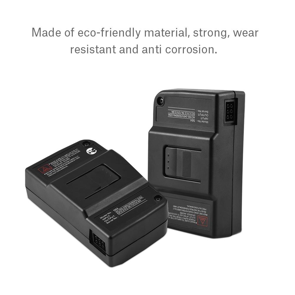 Adaptateur d'alimentation AC de remplacement Haute efficacité Sécurité pour Nintendo 64 N64 adaptateur d'alimentation AC pour nintendo 64