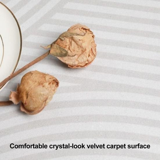 Gulvmatte i kunstpels Tegneserie Hjort Hundemønster Jule-tema Sklisikker Matte Stue Soverom Kjøkken Dekor