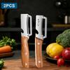 Specialized Peeler Multifunctional Stainless Steel Kitchen Peeler for Sugarcane and Pineapple Peeling Kitchen Vegetable Tool