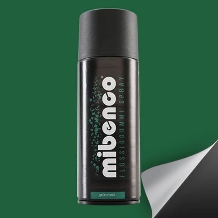 Mibenco VERT SPRAY 400 ML LIQUIDE CAOUTCHOUC MATE - MIBENCO