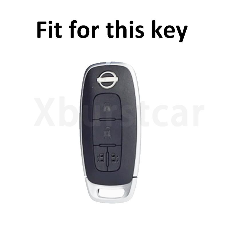 4 Buttons TPU Key Case Holder Cover For Nissan Kicks X Trail T33 Ariya Altima Rogue Juke Qashqai J12 Bluebird Sylphy Accessories