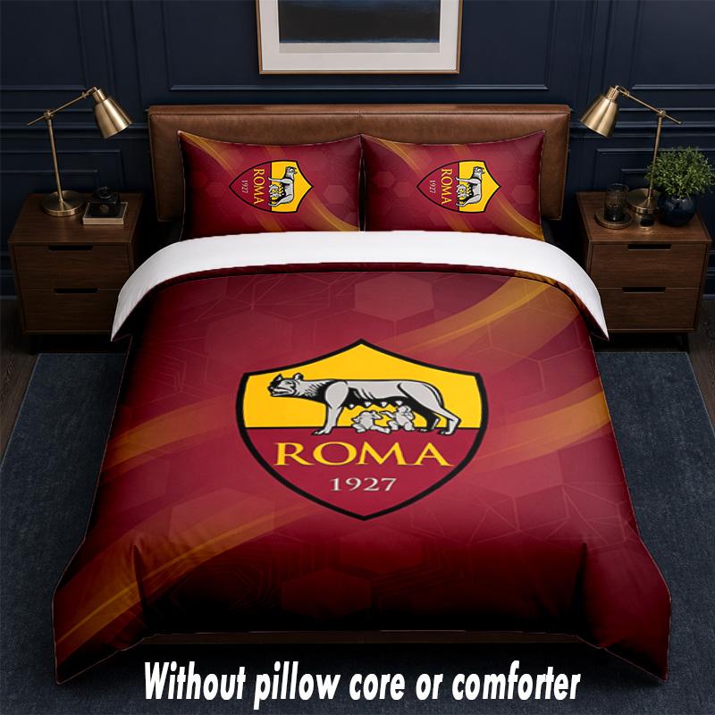 AS Roma Design Bed Bedding Set 1 Duvet Cover + 2 Pillowcases Soft Breathable Household Bed Linens