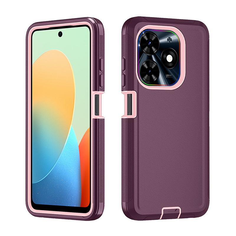 Rugged Magnetic Case for Tecno Spark 10 Pro | 360° Rotatable Stand + Anti-Slip TPU+PC | Shockproof Galaxy Cover