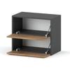WOTAN LOFT GRAY OAK SHOE CABINET 60 CM