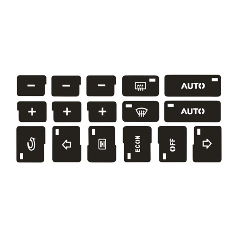 1 Stück Auto Klimaanlage Klimaregelung Knopf Reparatur Aufkleber Decals Für A4 B6 B7 00-04