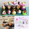 OLYCRAFT 24 Miniature Cups in 12 Miniature Plastic Miniature Dessert Miniature Drinking Glass Mini House Mini Dollhouse Accessories Varieties, Cups,