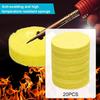 20Pcs Soldering Sponge Tip Cleaners Thickened 2 Inch Welding Head Cleaning Pads