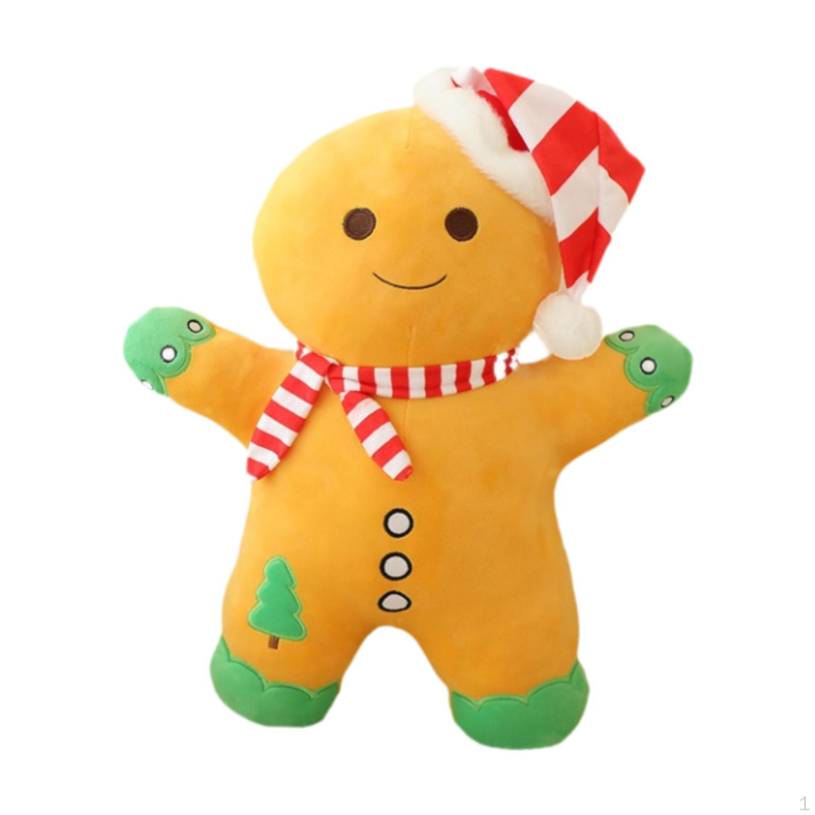 

Рождественская декоративная плюшевая кукла и подушки для уютного постельного белья 30 cm