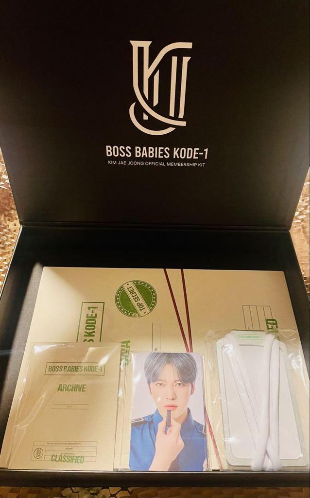 [USED] Jaejoong KODE-1 BOSS BABIES Membership Benefit Kit