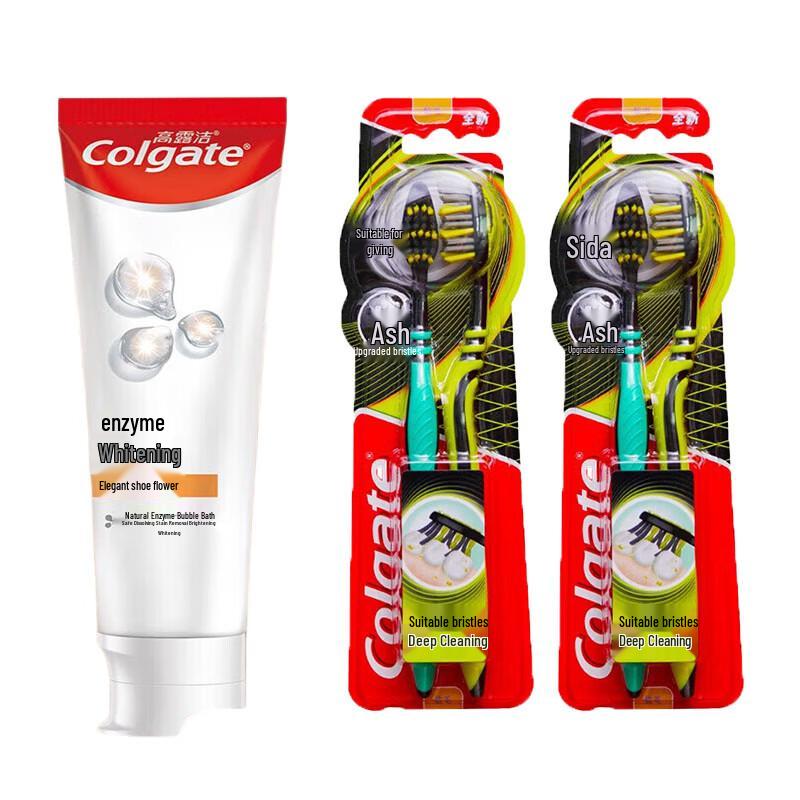 Colgate Osmanthus Whitening Toothpaste & Multi-Effect Toothbrush Family Set