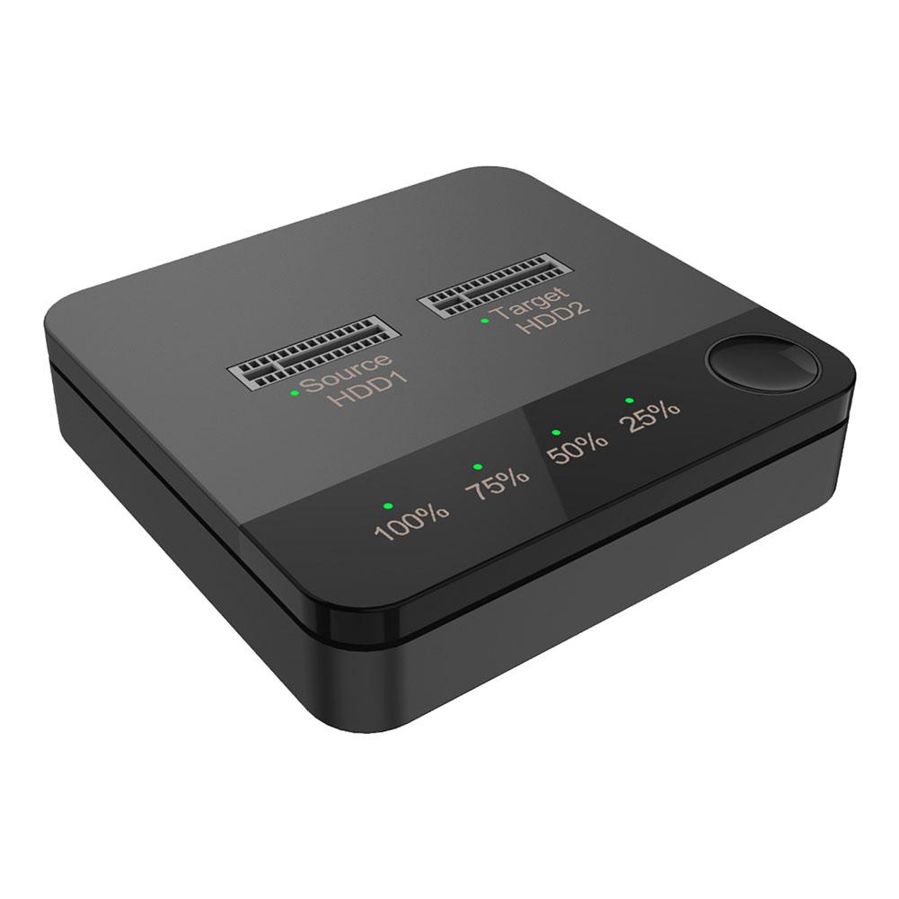 M.2 SATA/NVMe Dual Protocol Docking Station Dual bay ssd HDD SSD 2230/2242/2260/2280/22110 Data Store Clone Function