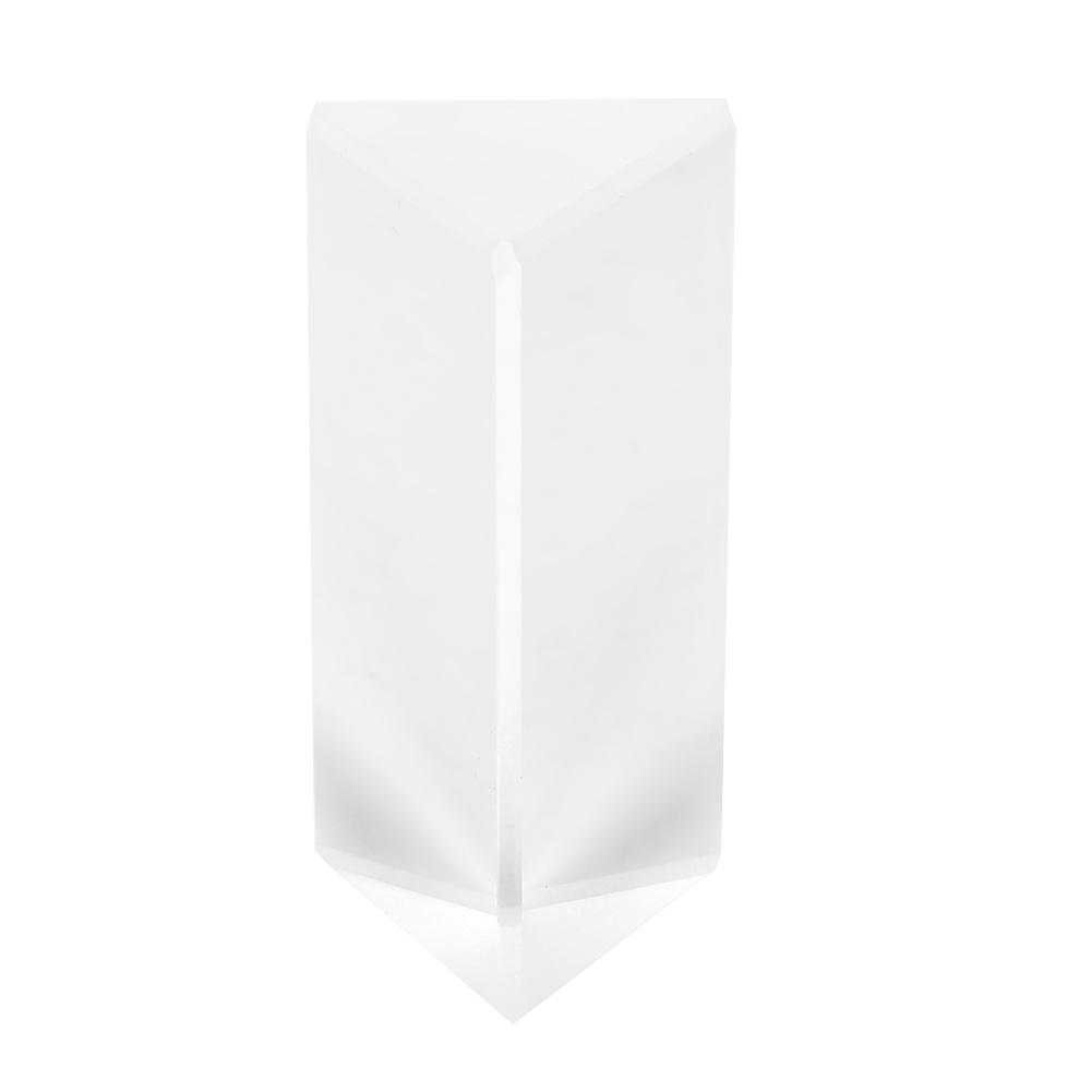 30*30*60mm Triangular Prism K9 Optical Glass Triangular Prism For Teaching Light Spectrum