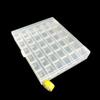36 Compartment Plastic Bobbin Storage Box Transparent Holder for Assorted Sewing Thread Spools Home Craft Needlework Use